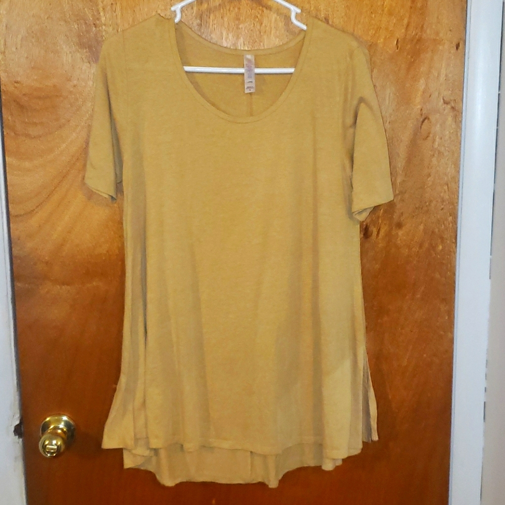 Lularoe Yellow Small Perfect Tee